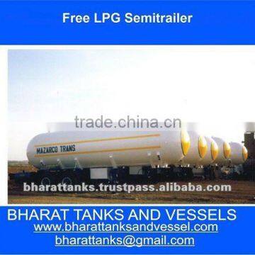 Free 3 Axle LPG Tank Semitrailer