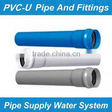 Environmental plastic pipe upvc mpvc pipe for water supply system