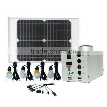 solar home lighting kit with 20 solar panel led solar light