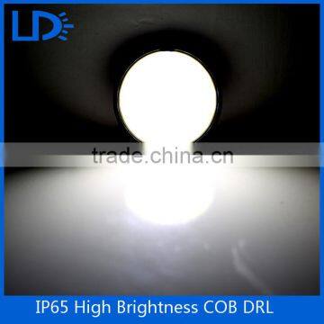 Auto Car Drl COB day light round led daytime running light Drl For Audi