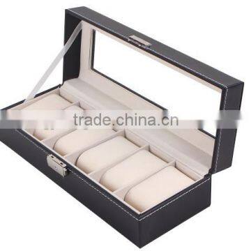 6pcs of Leather Watch Case