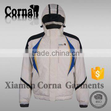 High quality custom color men waterproof 100% polyester snowboard jacket