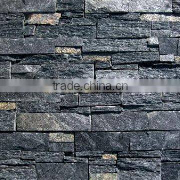 Top Quality Black Quartz Natural Stone Panels