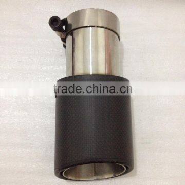 Factory supply carbon fiber exhaust tips/exhaust muffler pipe