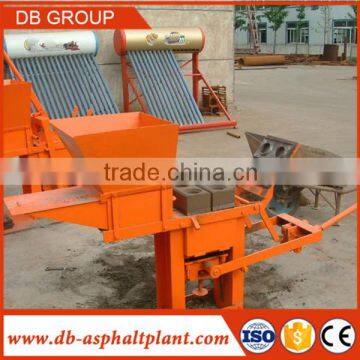 Africa villiage house construction low price manual soil clay brick machine