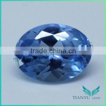 Factory wholesale price egg shape dark blue spinel 110#2