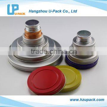 Hot sales metal tins and metal caps MFG food packaging