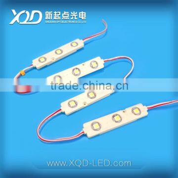 3 LED module 12v 0.72W waterproof smd 5050 led injection plastic module light waterproof ip65