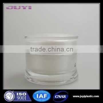 Acrylic Plastic Type and Plastic Cap Material empty cosmetic cream jar 15g 30g 50g for beauty products