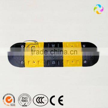 portable durable rubber speed bump for road