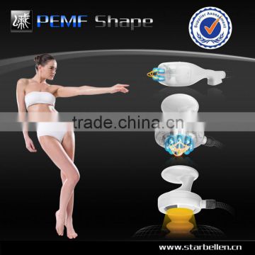 LED Handpiece & Multi-polar RF Cavitation Machine PEMF Shape