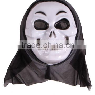 White PVC Plastic Scary Halloween Party Masks for Sale