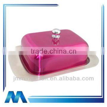 GOOD selling & made in China Stainless steel with lid butter dish