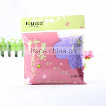 Refrigerator antiseptic odor absorber bag bamboo charcoal