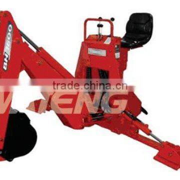 3 Point Hitch Backhoe with 180 degree Swing Arc