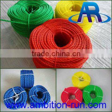 Wholesale 8 strand braided PP/PE/Nylon mooring rope from factory with low price