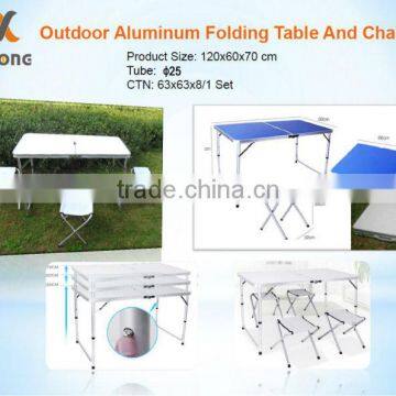 Outdoor Aluminium Folding Table And Chair Set