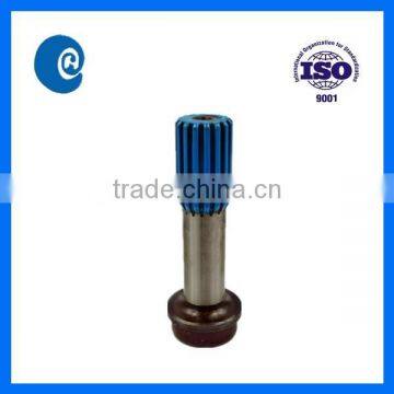 High precise forging carbon steel drive shaft parts spline shaft