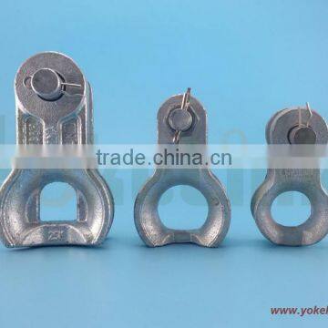 Forged Galvanized 50KN 70KN 120KN Conjunction Clevis Pin Thimble Clevis photo-2