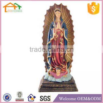 Factory Custom made best home decoration gift polyresin resin statue rosa mistica