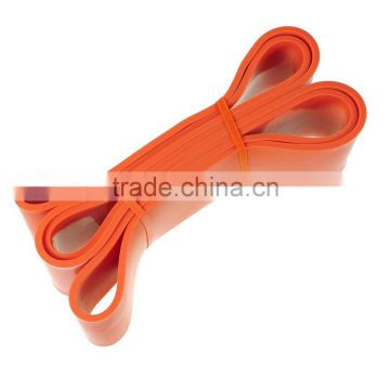 Orange Rubber Exercise Loop Strength GYM Bodybuilding Resistance Band