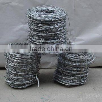 razor barbed wire/hot dipped galvanized PVC coating barbed wire