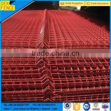 protective fence red brc welded wire mesh fence