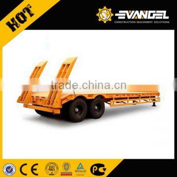 Engineering & Construction machines transport low loader trailer 60 - 80 ton lowboy trailer for sale