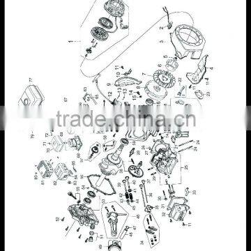 6.5hp Small Single Cylinder 4 Stork Petrol Engine photo-5