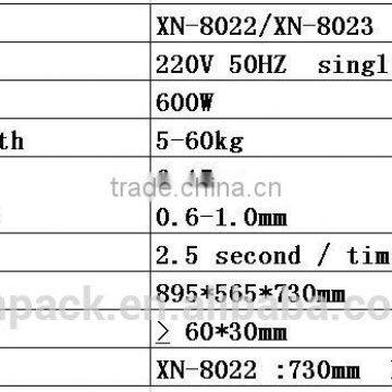 XN-8022/XN-8023 Semi- automatic Packaging Machine