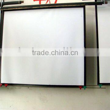Projection screen banner