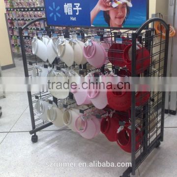 China factory spinning kids funny sun hat display for market