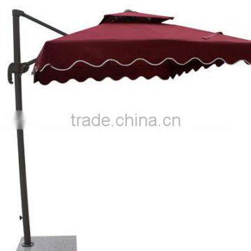 Square Alum Double Roofing Rome Umbrella