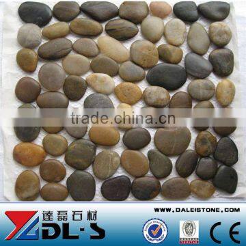 Mixed Color Pebble Stone Colored River Stone For Landscaping