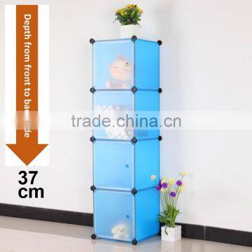 VIVINATURE DIY Large Clothes Closet Wardrobe Cabinet Cloth Shoes Storage Organizer 4-Layers 16-Drawer photo-2