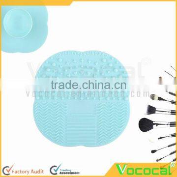 Cosmetic Brush Cleaning Tool Suction Cup Pad Silicone Makeup Brush Cleaner photo-5