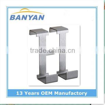 H Shape Over Door Hook Hanger,stainless Steel Single Coat Hook,metal Coat Hook Letter Shape Hooks photo-2