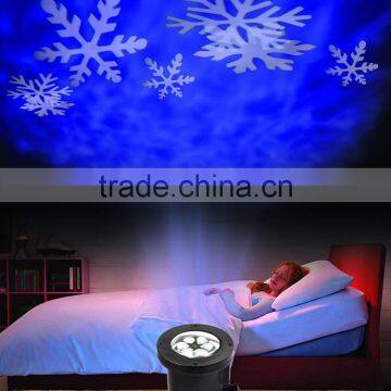 Outdoor Waterproof Laser Projection Snowflake Night Light, Rotating Snowflake Decorative Laser Projector Night Light photo-3