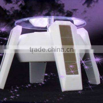 Solar power acrylic rotating display stand cheap mini solar display stand for sale