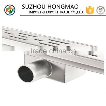 long stainless steel rectangular floor drains