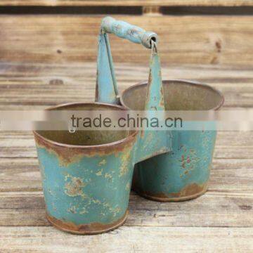 Wholesale !!!Shabby chic metal garden pot