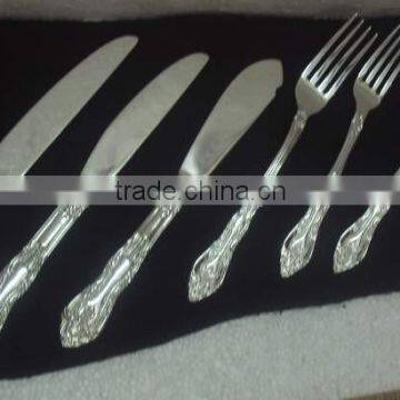 Silver Plated Brass Embossed Cutlery Set, Novelty Cutlery Set, Elegant Cutlery Set, Fancy Cutlery Set, Catering Supplies photo-3