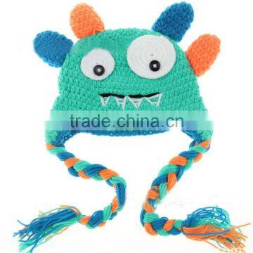 Cute Designs Winter Warm Cotton Children Baby Kids Crochet Hats Christmas Gift photo-4