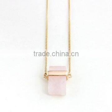 2017 Hot Sale Pretty Handmade Jewelry Crystal Beads Chain Black Natural Gemstone Necklace photo-2