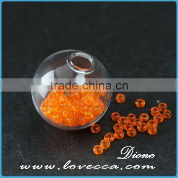 DIY Handmake Real Dried Flower Clear Glass Globe Ring photo-6