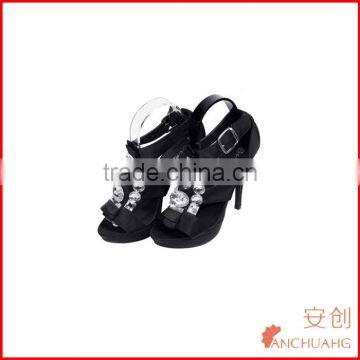 Acrylic Sandal Shoe Store Display Stand Forms Inserts