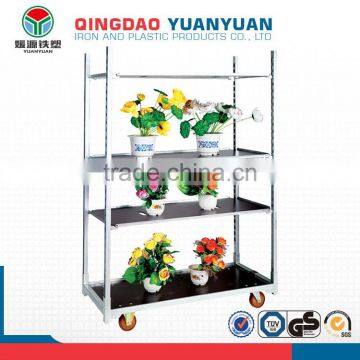 Metal flower pot stand, plant display shelf, 4 shelves shelf shelving unit Factory supplied directly metal flower pot stand