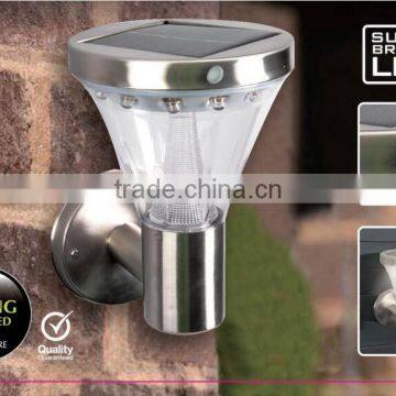 solar led street sensor wall gate light outdoor