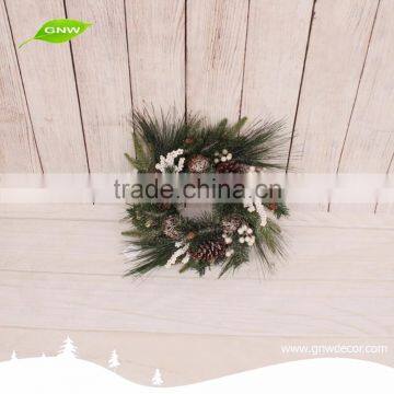 GNW CHWR-1605028 Customized Promotional Real Small Christmas Wreaths With Ornaments photo-2