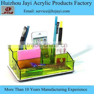 Chinese supplier acrylic stationary rack and pen holder clipboard